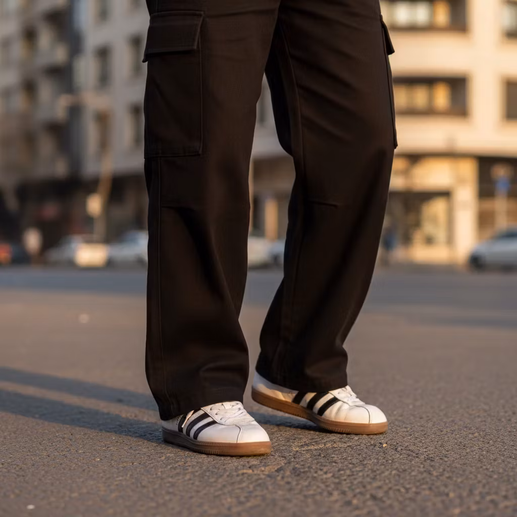 کتانی مناسب استایل شلوار گشاد و بگ